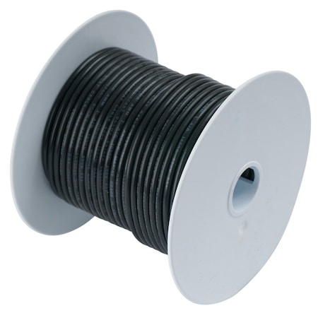 Black 8 AWG Tinned Copper Wire - 50'